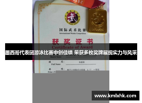 墨西哥代表团游泳比赛中创佳绩 荣获多枚奖牌展现实力与风采